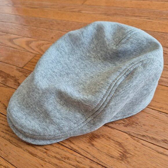 Dockers Hat Jersey Flat Top Gray Jersey Stretch L/XL HatNewsie Cap - Picture 1 of 9